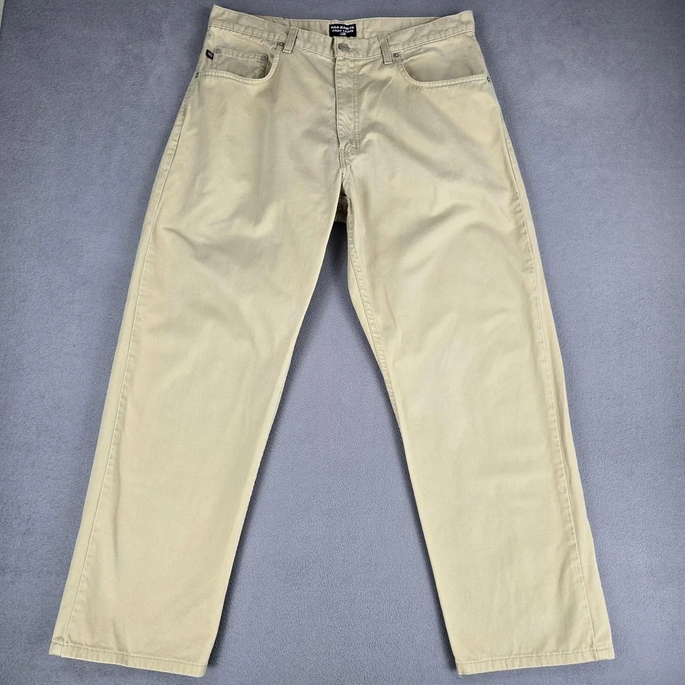 Polo Ralph Lauren Jeans Co Mens 36x30‎ Beige Polo Pants Straight Denim Canada